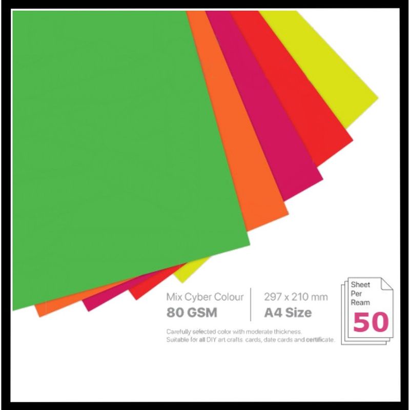 Multipurpose Paper A4 70gsm/80gsm pack in 50sheet / Kertas A4 Putih ...