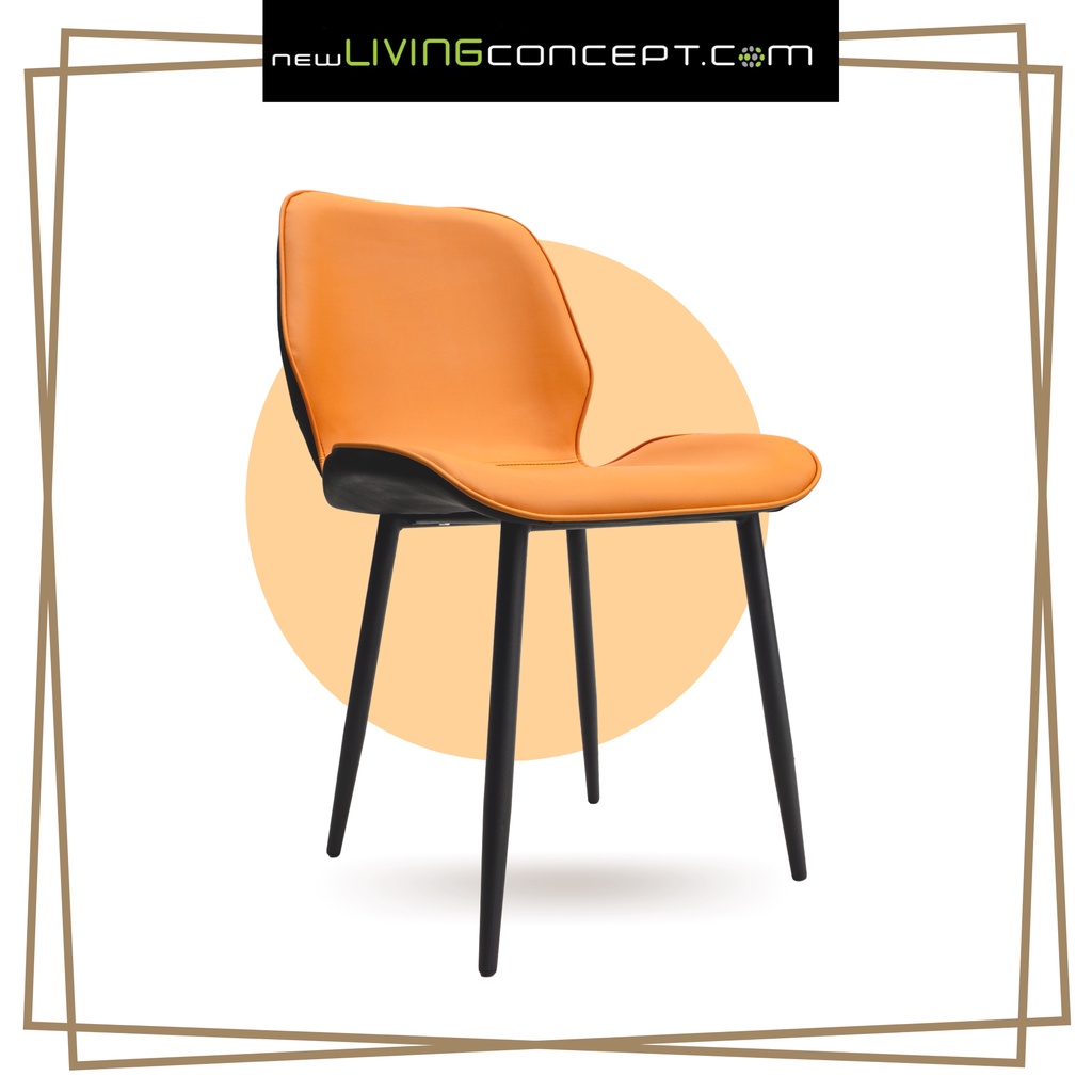 【New & Minor Defect】Modern Stylish Dining Chair PU Leather / Kerusi ...