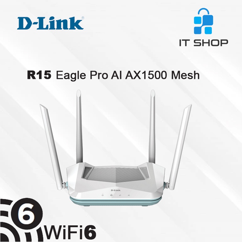 D-link Mesh EAGLE PRO AI AX1500 Smart Router R15 | Shopee Malaysia