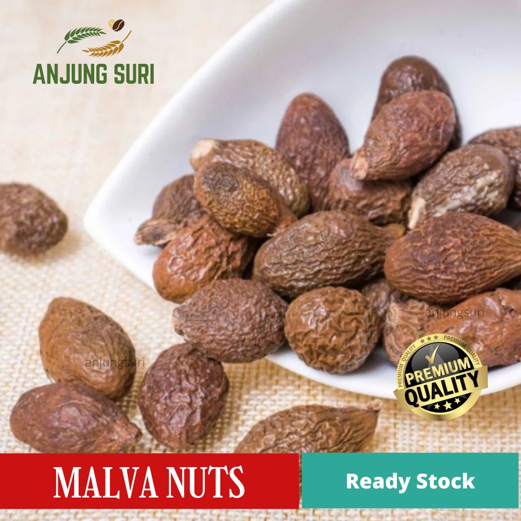 Dried Malva Nut Buah Kembang Semangkuk Kering (Premium) 50gm per pack