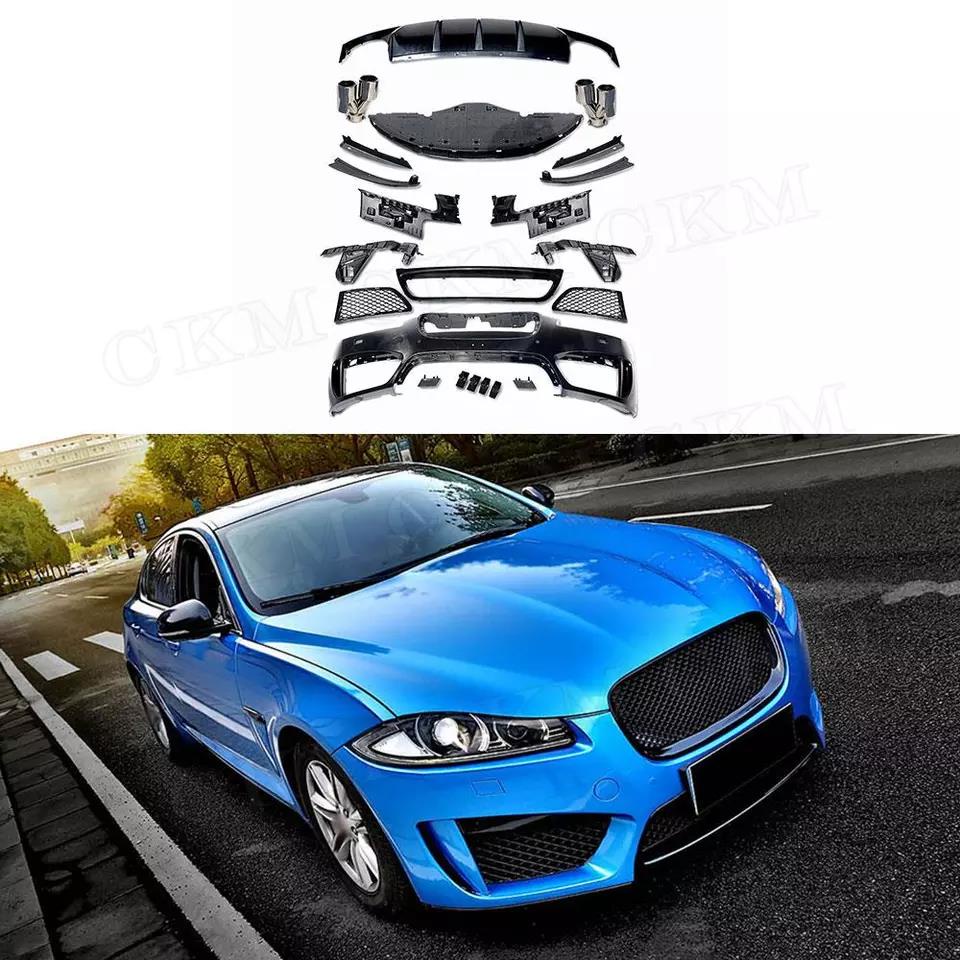 PP Black Body Kits Front Bumper Grills Rear Bumper Diffuser Exhaust ...