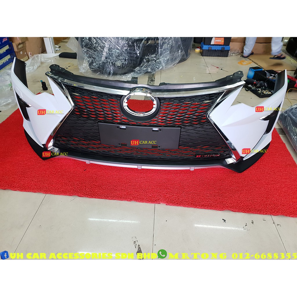 Toyota camry 2012-2018 acv51 lexus bumper bodykit headlamp no paint ...