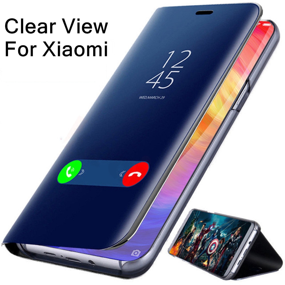 Xiaomi redmi note 9s Smart Mirror Flip Case For Redmi not pro