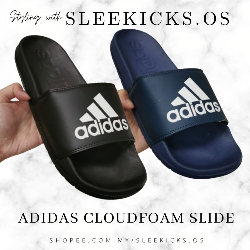 Adidas cloudfoam slides clearance sizing