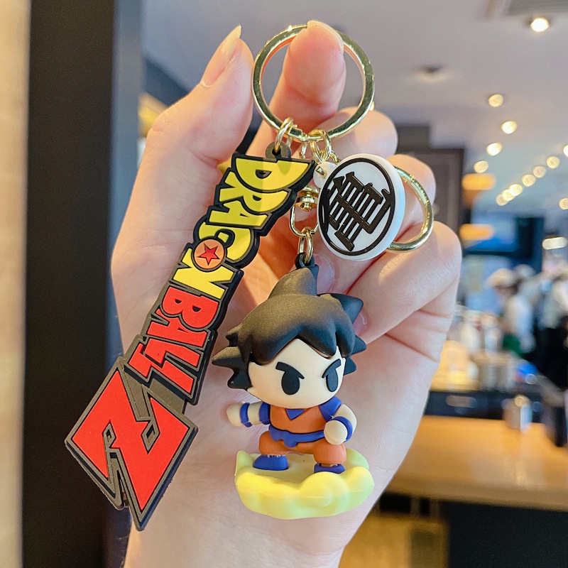 Dragon Ball Keychain Goku Gohan Vegeta Bick Buu Trunks Pendant Fashion