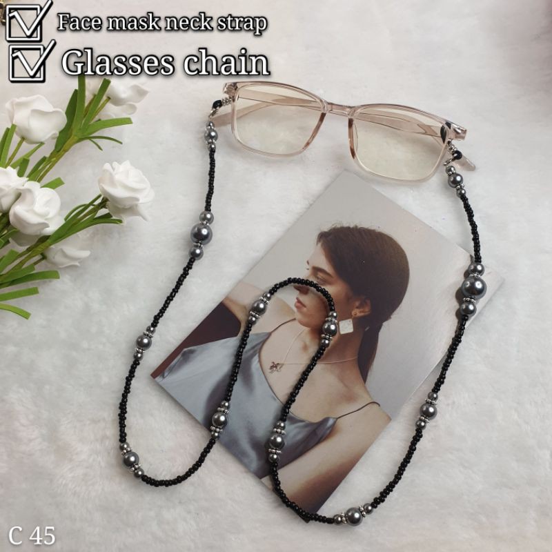 Glasses neck strap glasses face mask glasses chain tali cermin mata c45 Shopee Malaysia