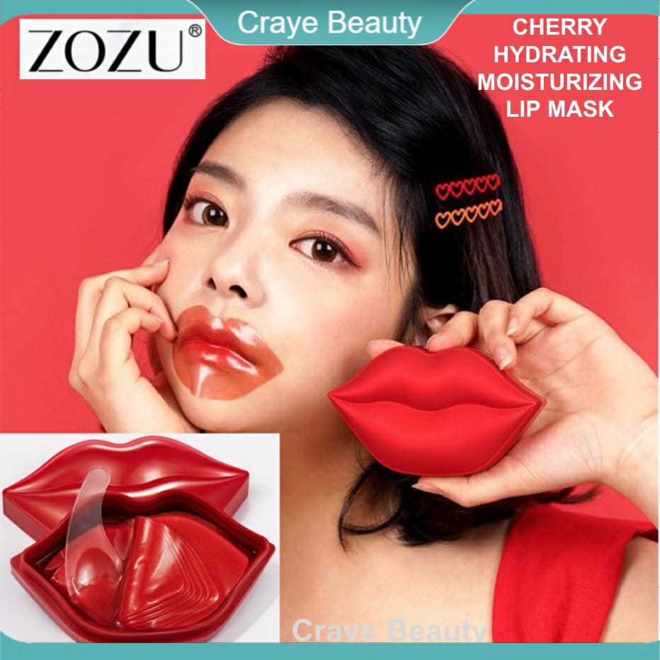 【ZOZU】【Malaysia Ready Stock】Collagen Lip Mask Nourish Lip Care Red