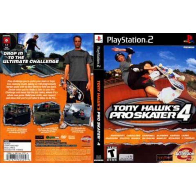 Tony hawk pro skater 4 deals ps2