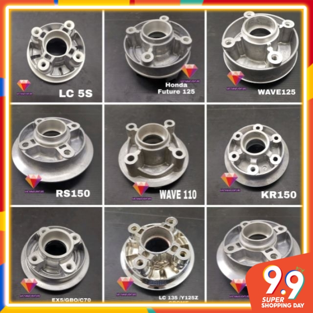 LC135 5S/W100/DREAM/RS150/Y125Z/WAVE125/FUTURE 125 SPROCKET HUB CLUTCH