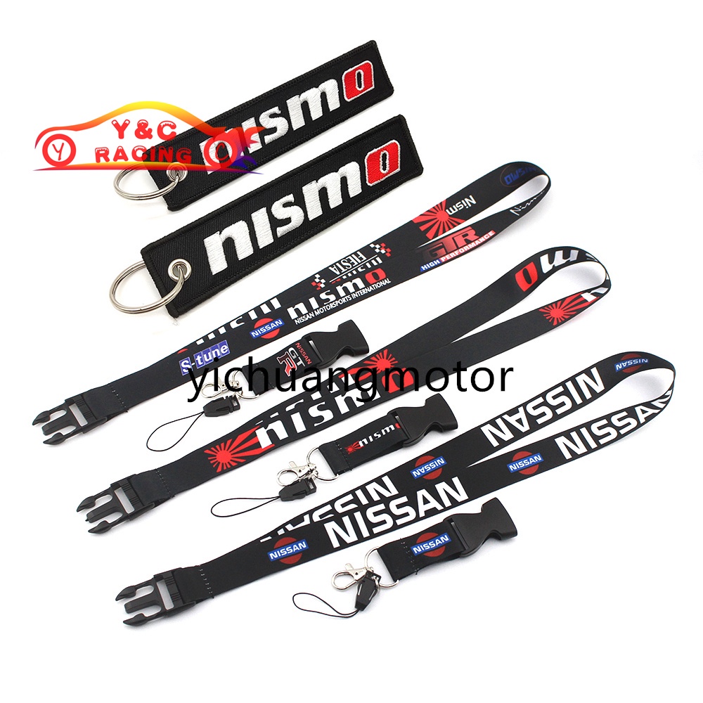 Nissan Nismo GTR Car Modification Racing Style Lanyard Universal Work ...