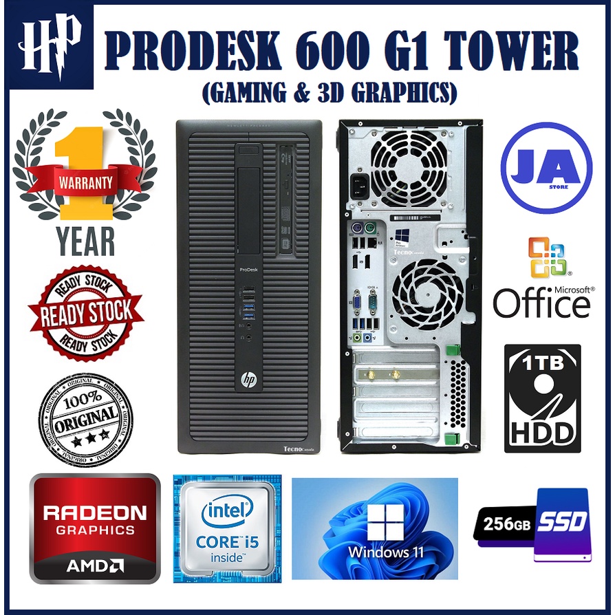 Hp ProDesk 600 G1 (Gaming & 3D designing PC) | Shopee Malaysia