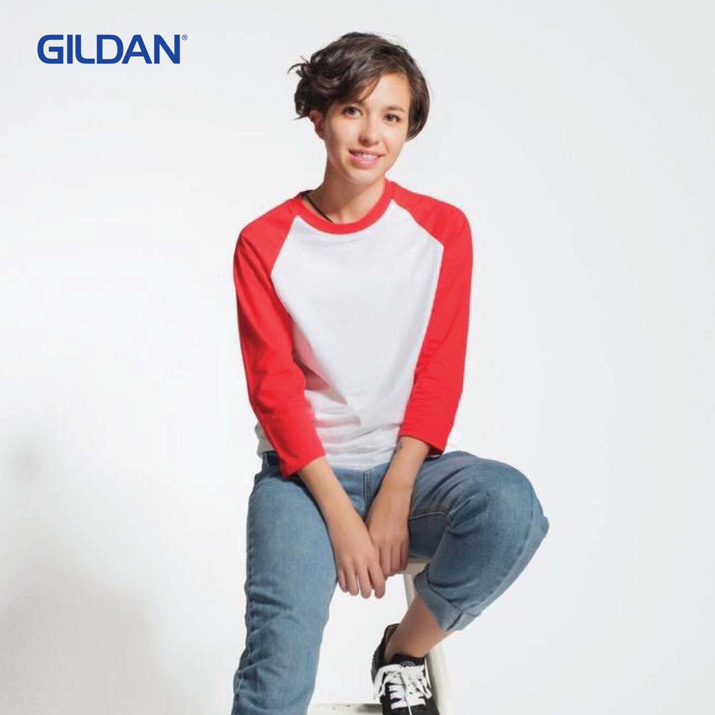 Gildan 76700 3/4 Sleeve Baseball T - T-SHIRT SHANGHAI, SCREEN PRINTING