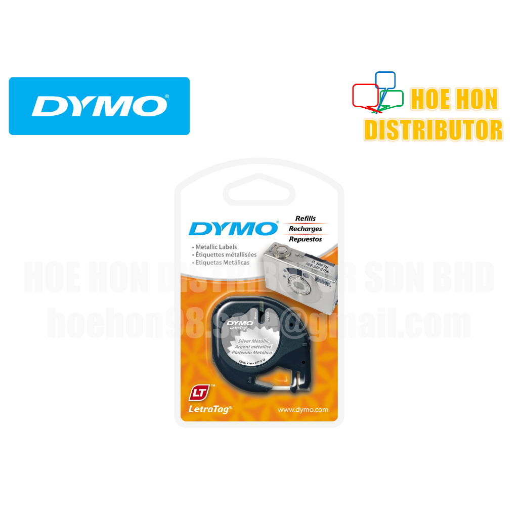 Dymo LetraTag Label Marker Tape Refill 12mm x 4m