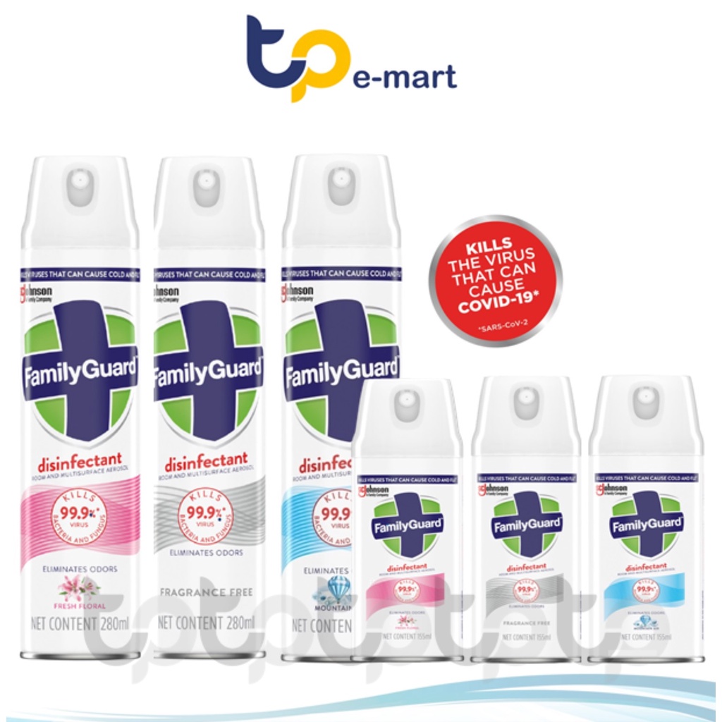 FamilyGuard Disinfectant Spray 155ml/ 280ml | Shopee Malaysia