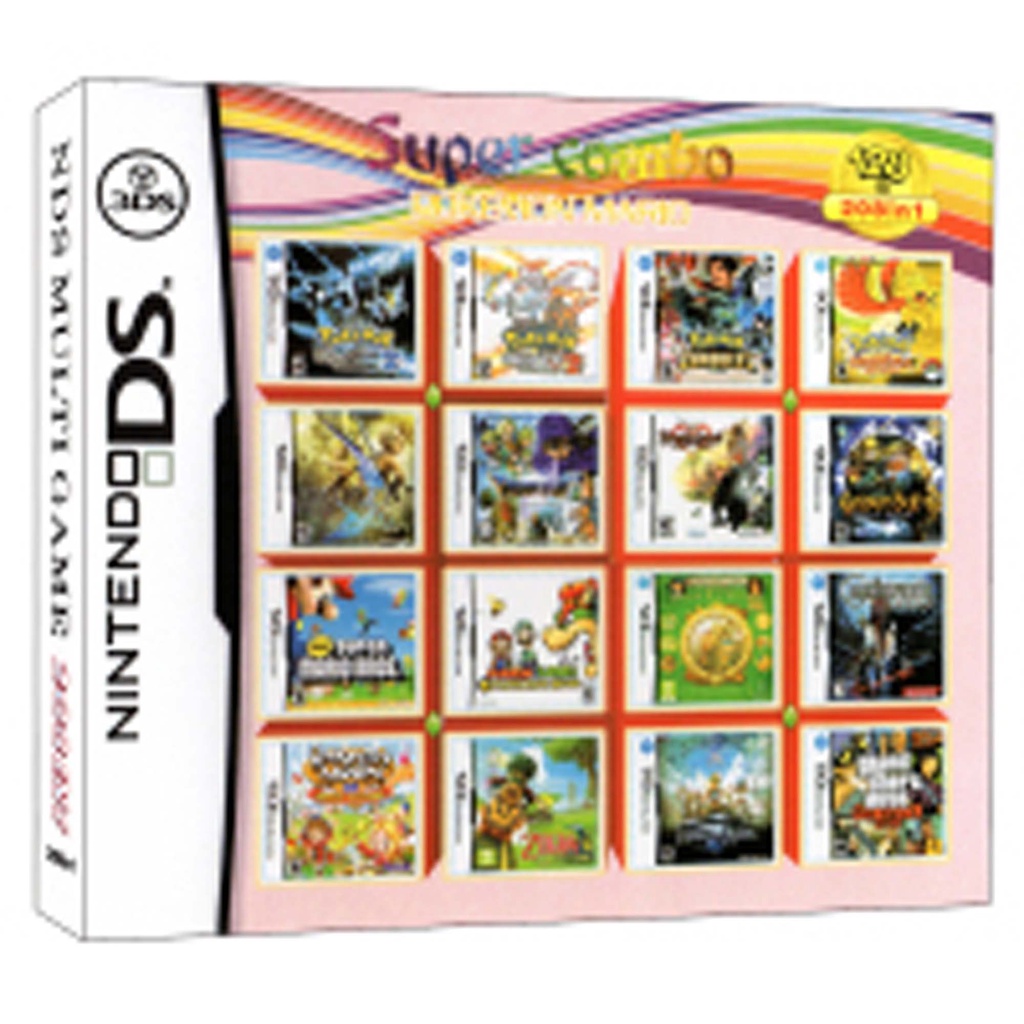 Nintendo 23/208/468/482/486/488/500/502/520 In 1 DS 3DS 2DS NDSI NDSL ...