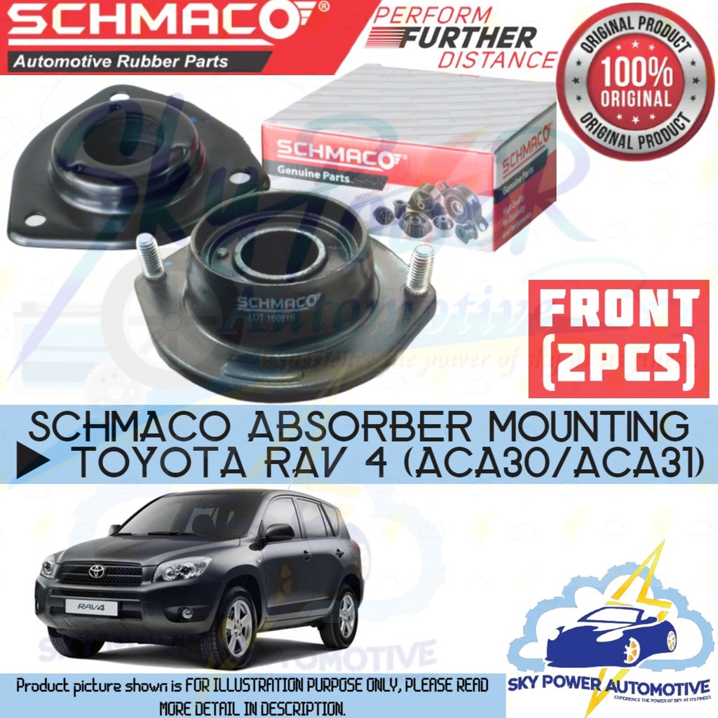 TOYOTA RAV 4 ( ACA30 / ACA31 ) SCHMACO ABSORBER MOUNTING (FRONT 2PCS ...