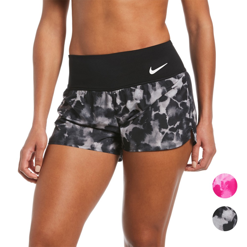 NIKE CLOUD DYE Adult Women's Square Swimming Trunks High Waist Swimwear ...