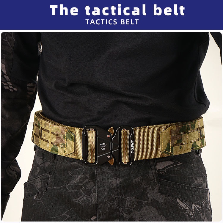 💕Meimeier💕TUSHI Tactical Girdle 2 Inch Quick Release Buckle Ronin Belt ...