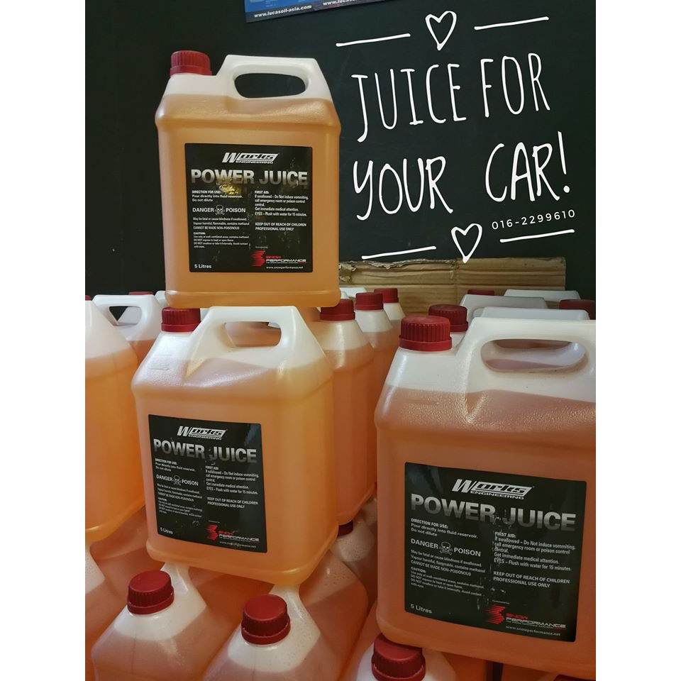 Power Juice / WaterMethanol Injection Kit Boost Juice 5L Premix Methanol Snow Performance / AEM