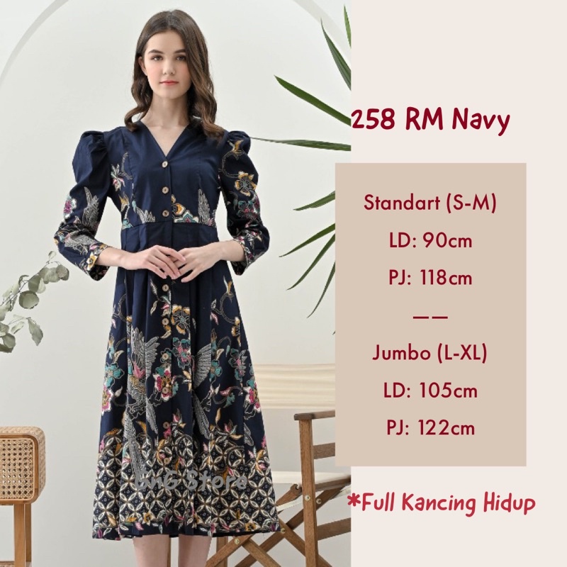 Rm Navy Batik Couple/Modern Batik Uniform/Couple Batik/Eid Clothes ...