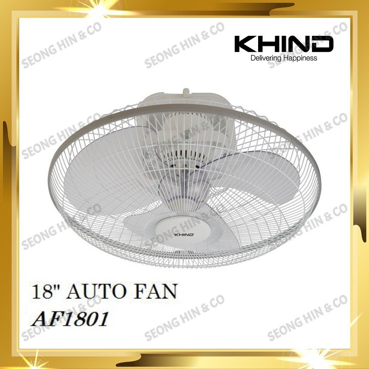 KHIND 18" Auto Fan AF1801 KIPAS SILING AUTO Shopee Malaysia