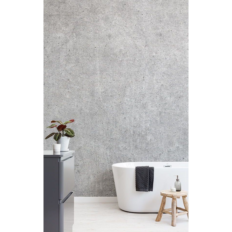 Cement concrete effect Wallpaper Malaysia made high quality Kertas ...