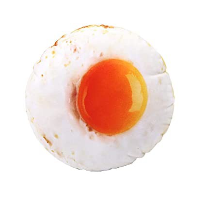 Fried egg best sale dog toy