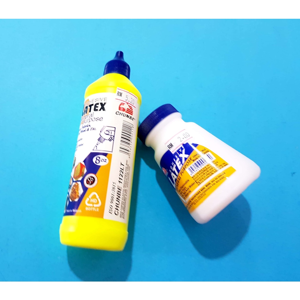 [ Chunbe ] Adhesive Latex Glue 160ml LT1125 / 230ml LT1122 Gam Putih ...
