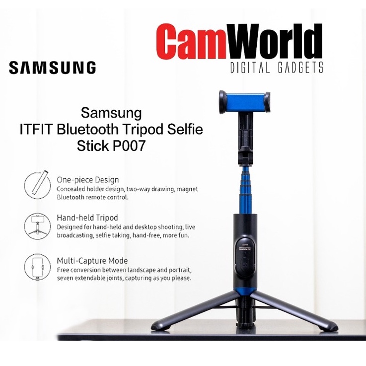 Samsung ITFIT Bluetooth Tripod Selfie Stick P007 Shopee Malaysia
