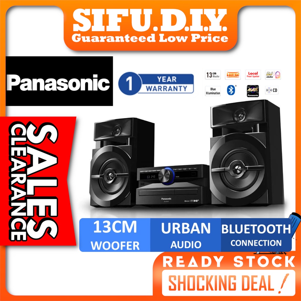 Panasonic SC-UX100 Mini Hi-Fi System High Quality Speaker Home Theater ...