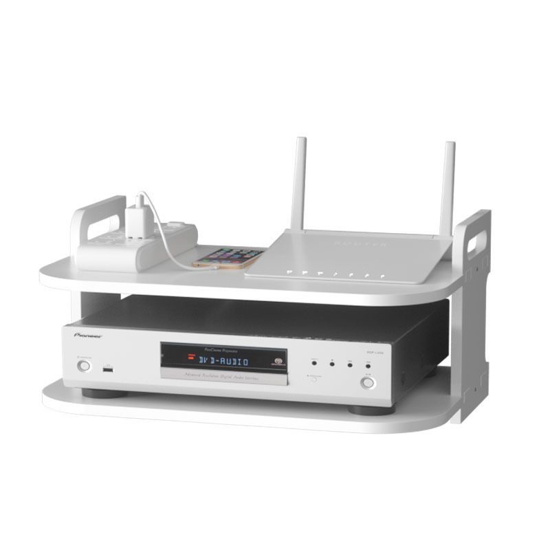 [LUCKY] Wifi DVD Rack TV Box Shelf Wall Mounted Router Bracket DVD ...