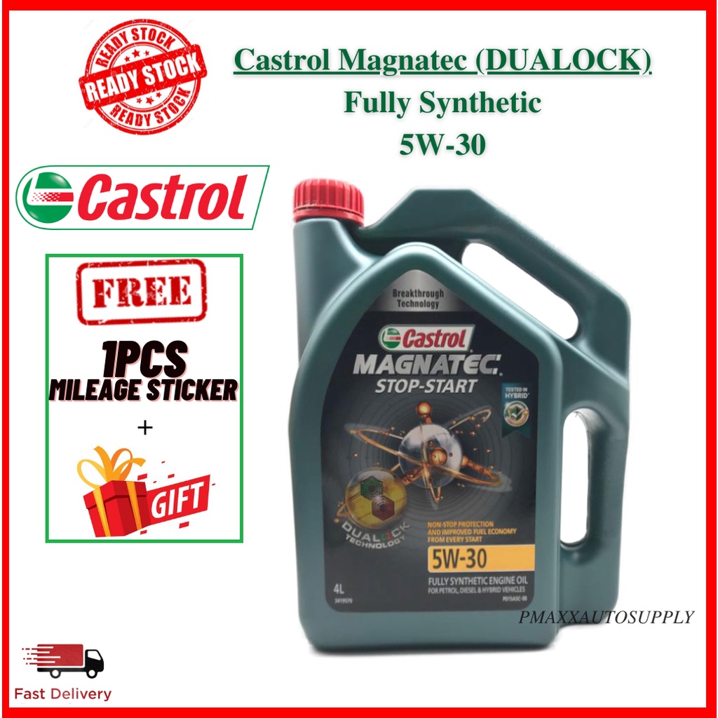 Castrol MAGNATEC Stop-Start 5W-30 for Petrol, Diesel, and Hybrid Vehicles  (4L)