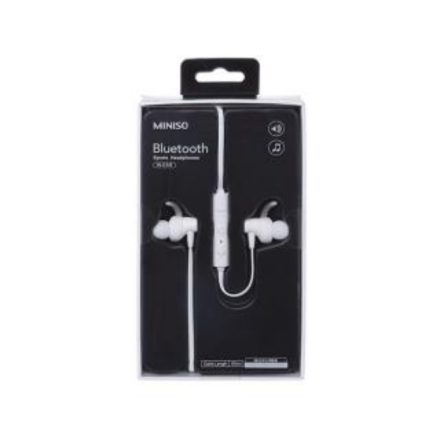 LSC Miniso Wireless Sports In Ear Headphones Model BT 568 White