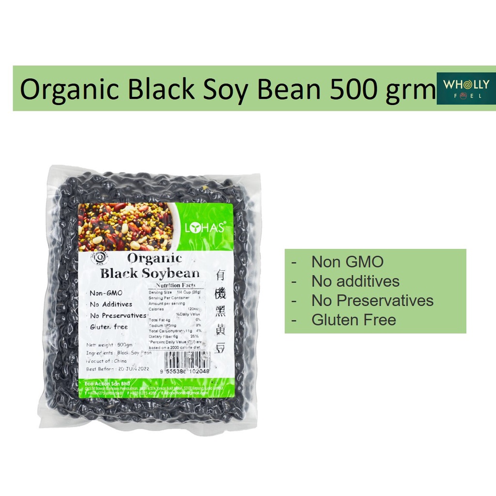 Organic Black Soy Bean 500grm | Shopee Malaysia