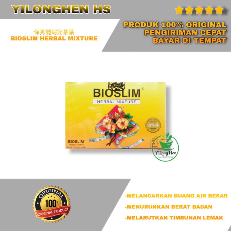 Bioslim Herbal Mixture Bio Slim Tea Bags Weight Loss Tea Bags Shopee