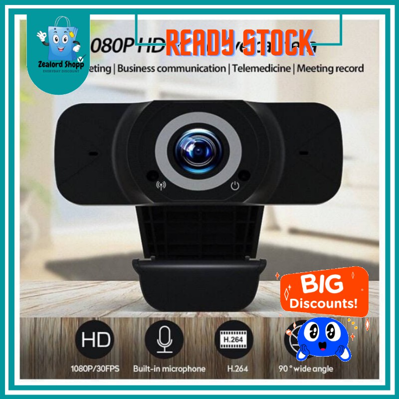 🌟BEST SELLING🌟 1080P USB Full-HD Webcam Camera For PC Desktop Laptop ...