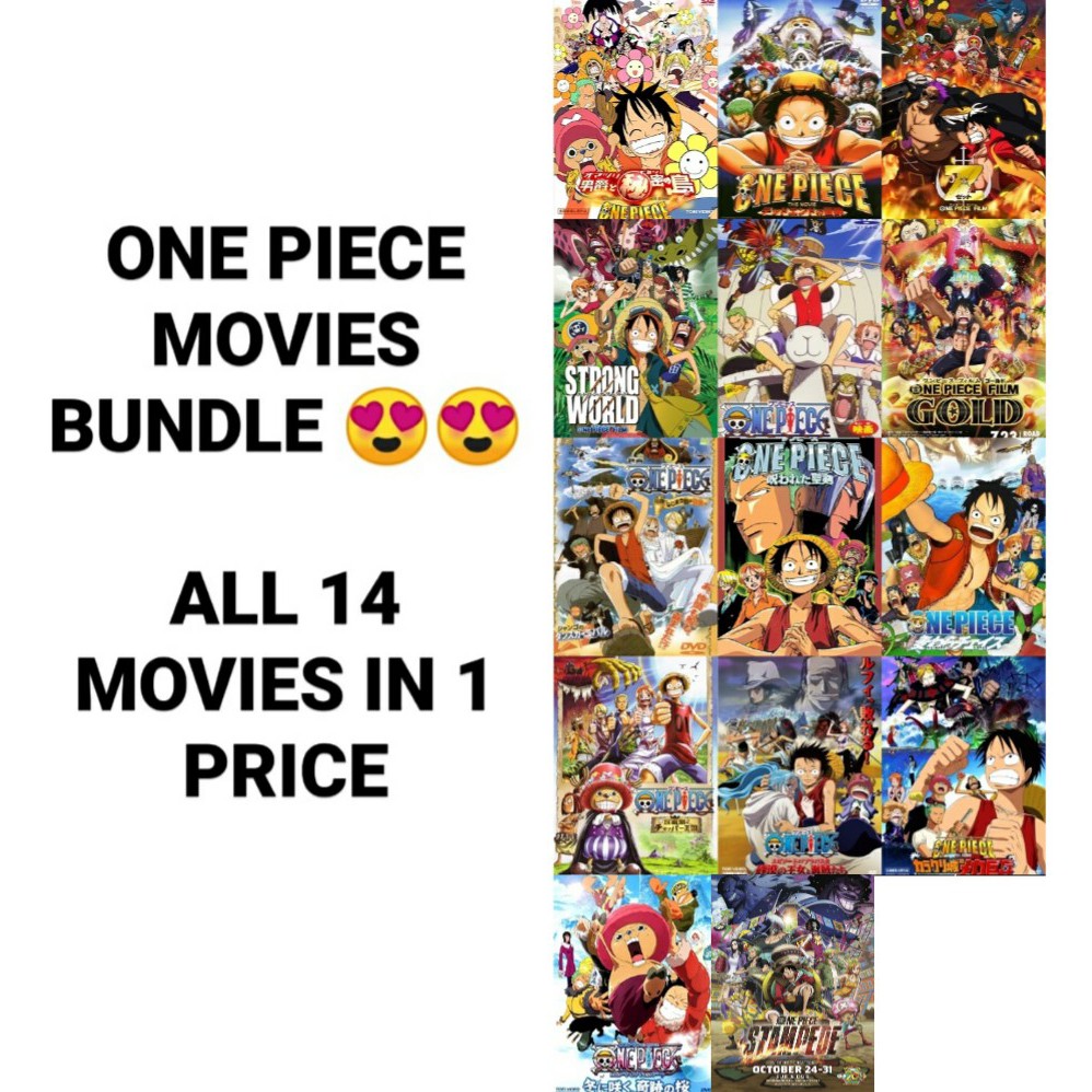 (anime) ONE PIECE MOVIES 1-14