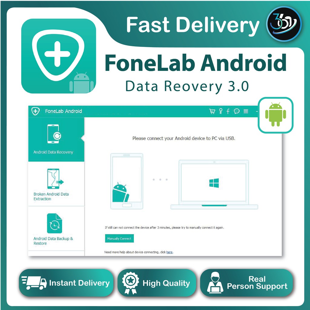 FoneLab Android Data Recovery 3.1 2025 | Shopee Malaysia