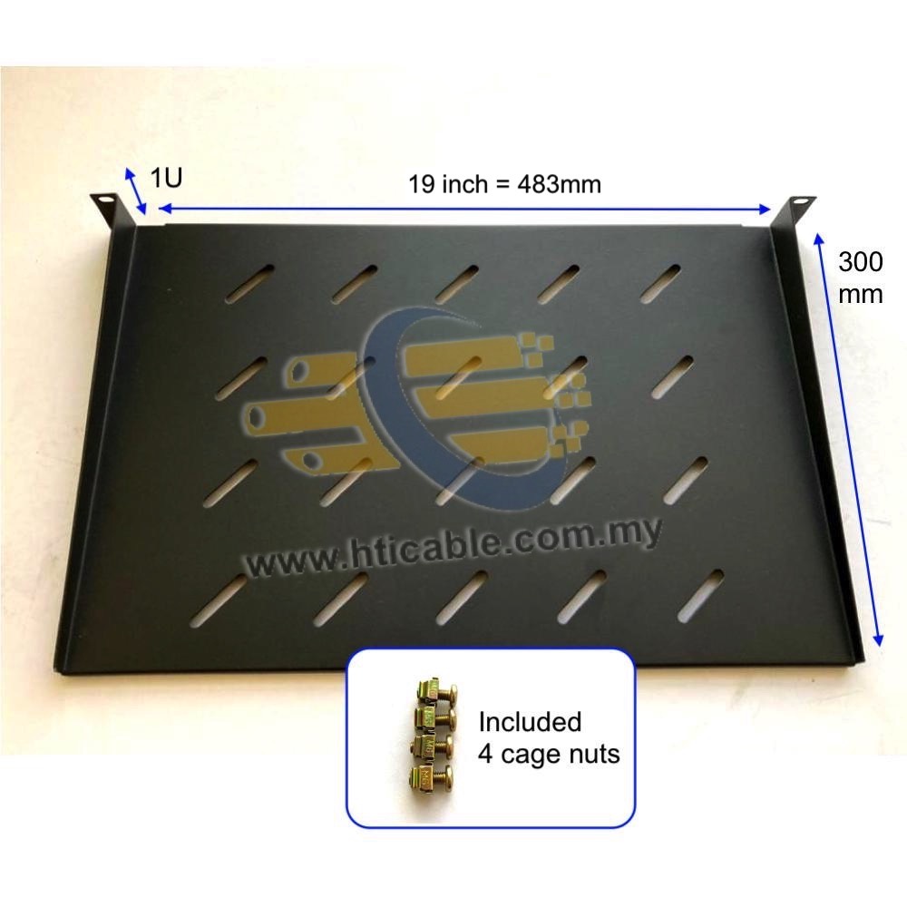 Primestar Solid 1U 19inch Cantilever Equipment Tray for Server Rack ...