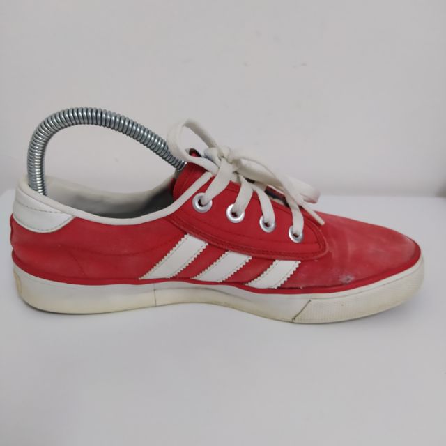 KASUT BUNDLE ADIDAS KIEL RED SIZE 6.5UK Pre owned sneaker shoes