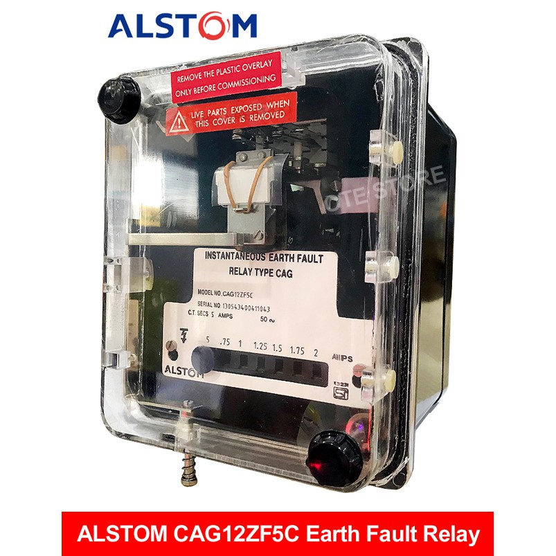 ALSTOM CAG12ZF5C Instantaneous Earth Fault Relay (Type CAG) | Shopee ...