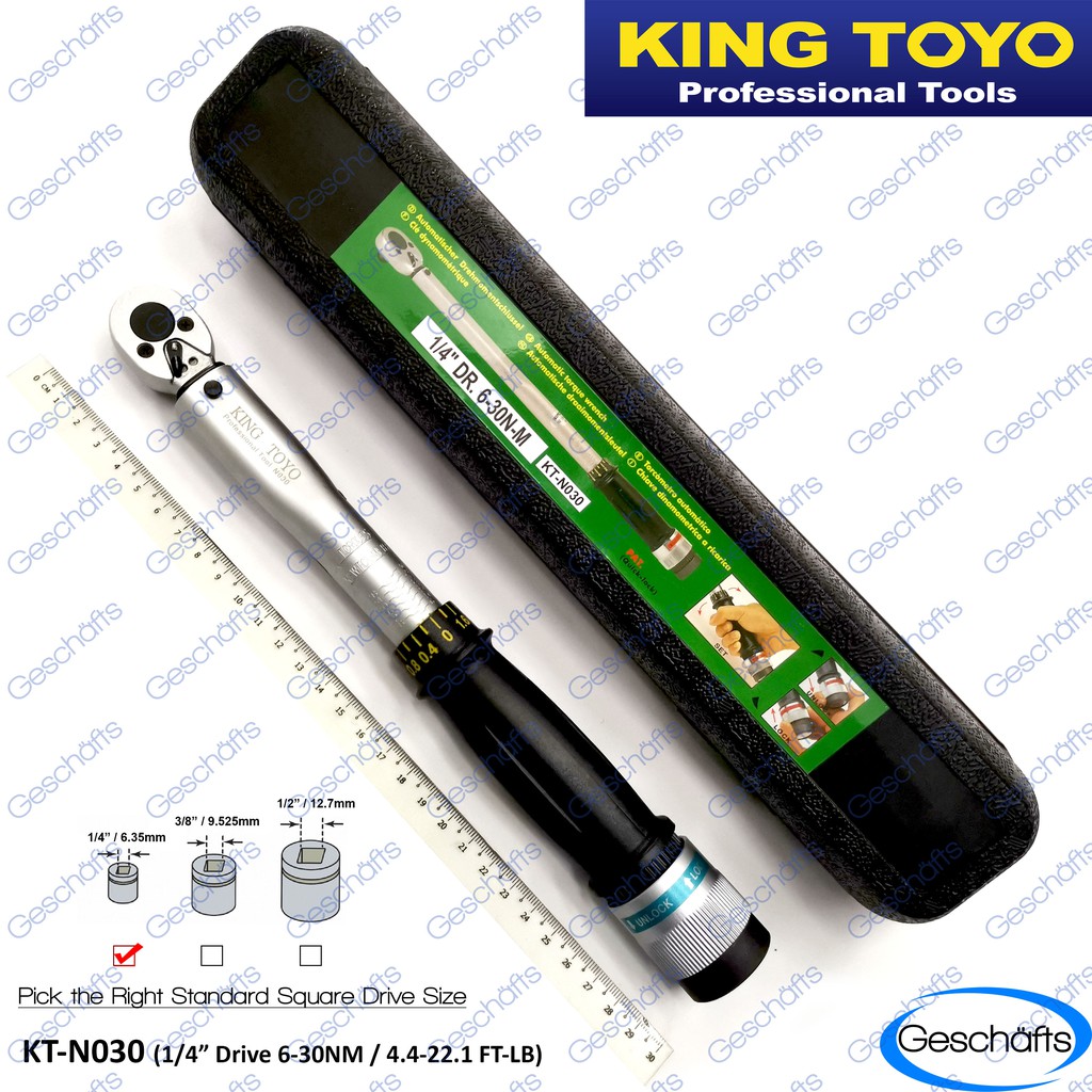 King toyo on sale torque wrench