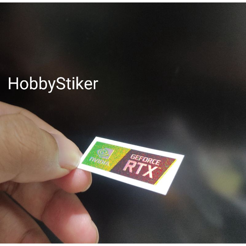 Nvidia rtx stickers for pc laptop notebook hologram effect | Shopee ...