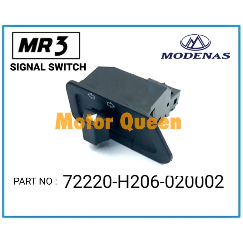 SIGNAL SWITCH SUIS MODENAS MR3 ORIGINAL MODENAS | Shopee Malaysia