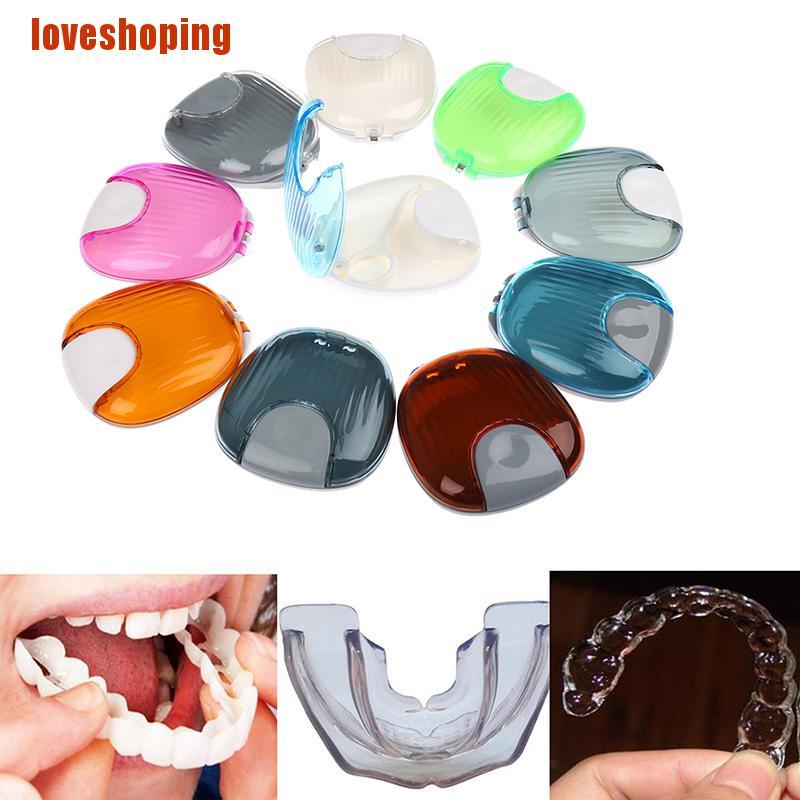 False Teeth Retainer Storage Orthodontic Denture Box
