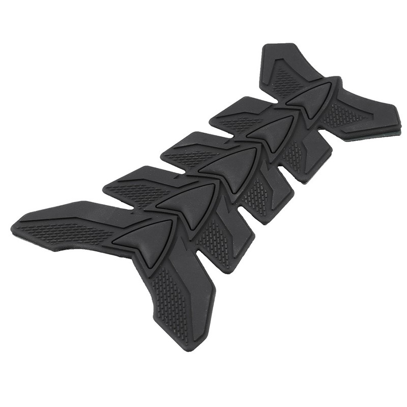 Gas Tank Protector 3D Black Fishbone Stickers Car Motorcycle Tank Pad Tankpad Protector For Motorcycle Universal Fishbone