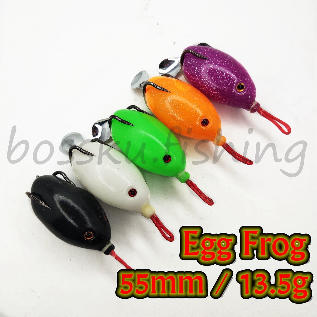 55mm/13.5g High quality Soft Frog Egg Frog jump frog /Killer
