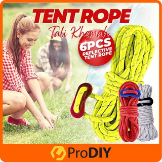 Reflective Nylon Paracord, Tent Rope for Camping Tent, Outdoor