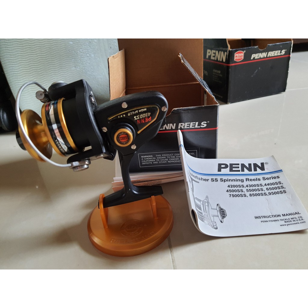 penn 4300ss spinning reel VINTAGE PENN 4300SS ULTRALIGHT SPINNING REEL