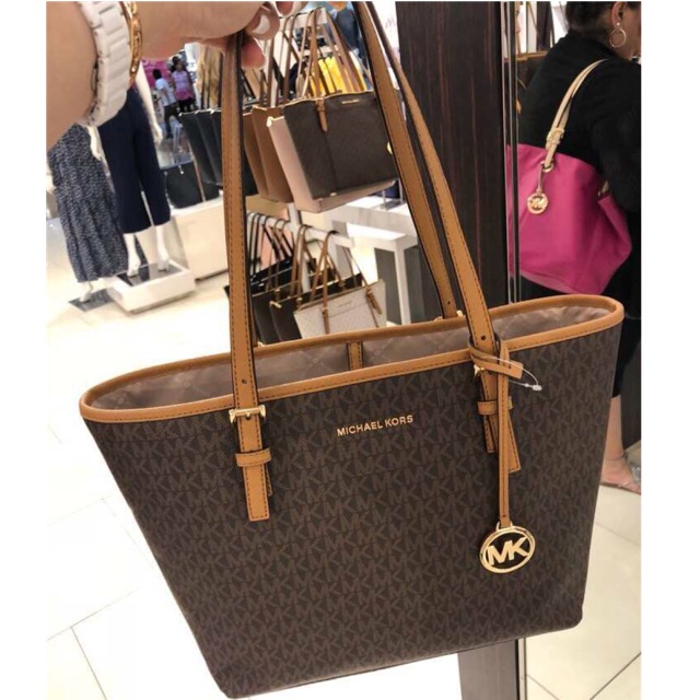 Michael kors jet on sale set medium tote bag